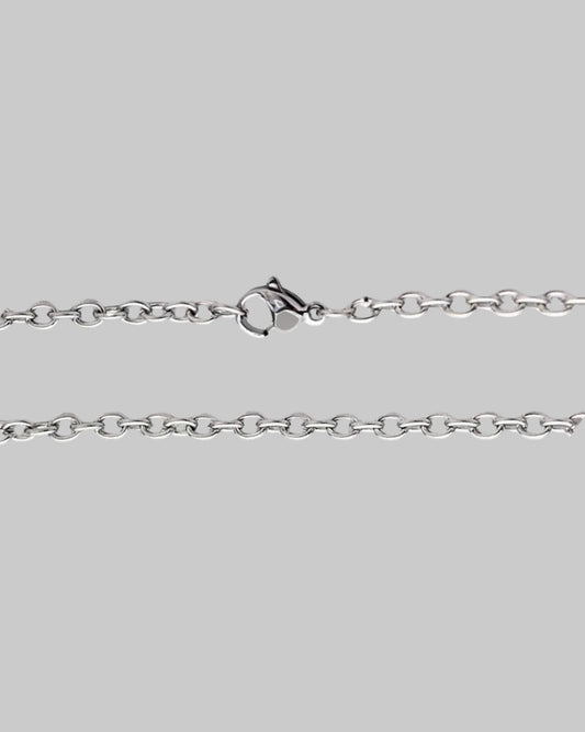 Chaine unie argent