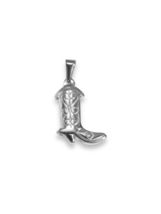 Boot silver charm