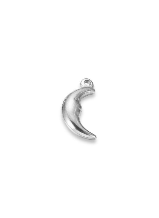 Moon silver charm