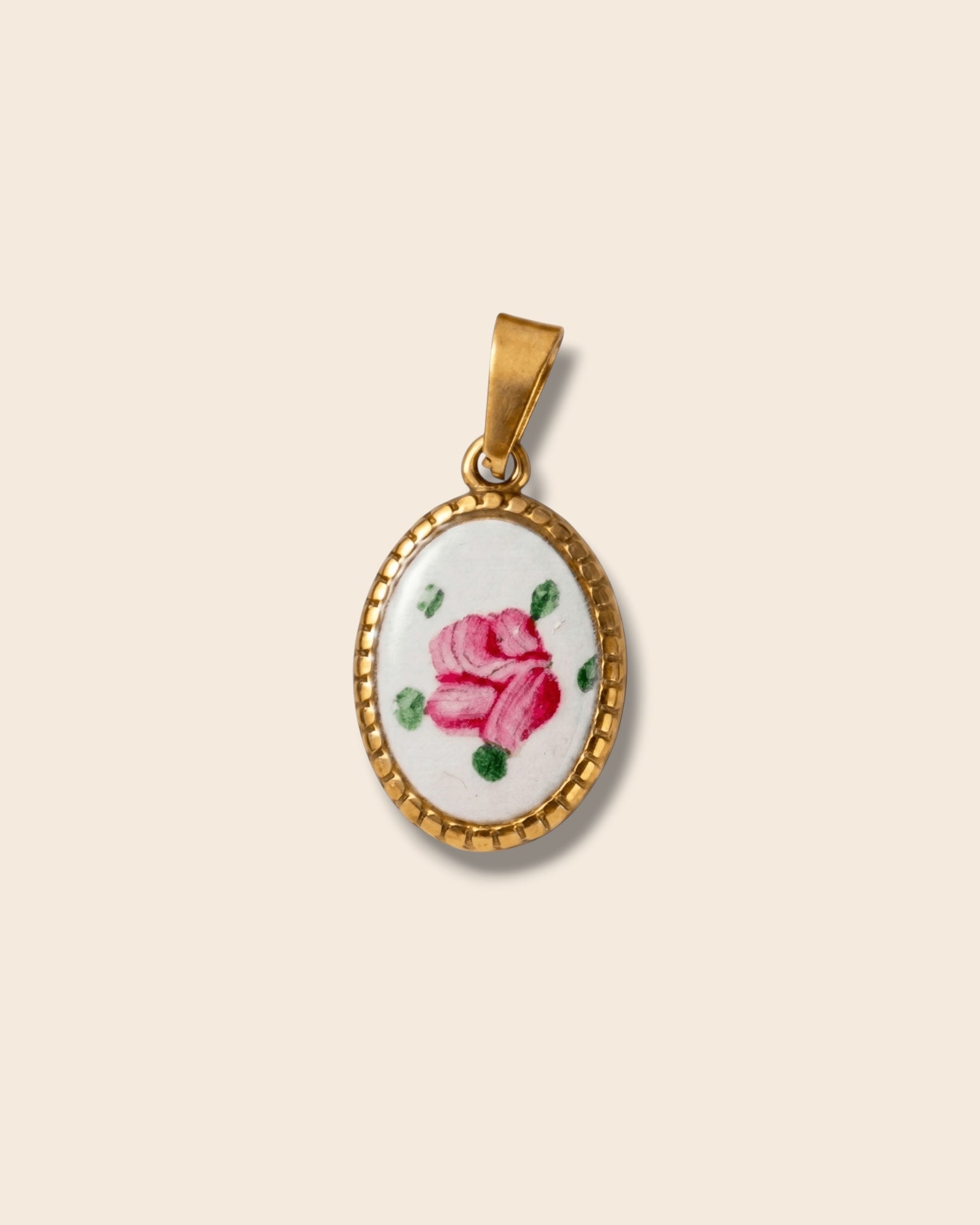 Vintage rose charm