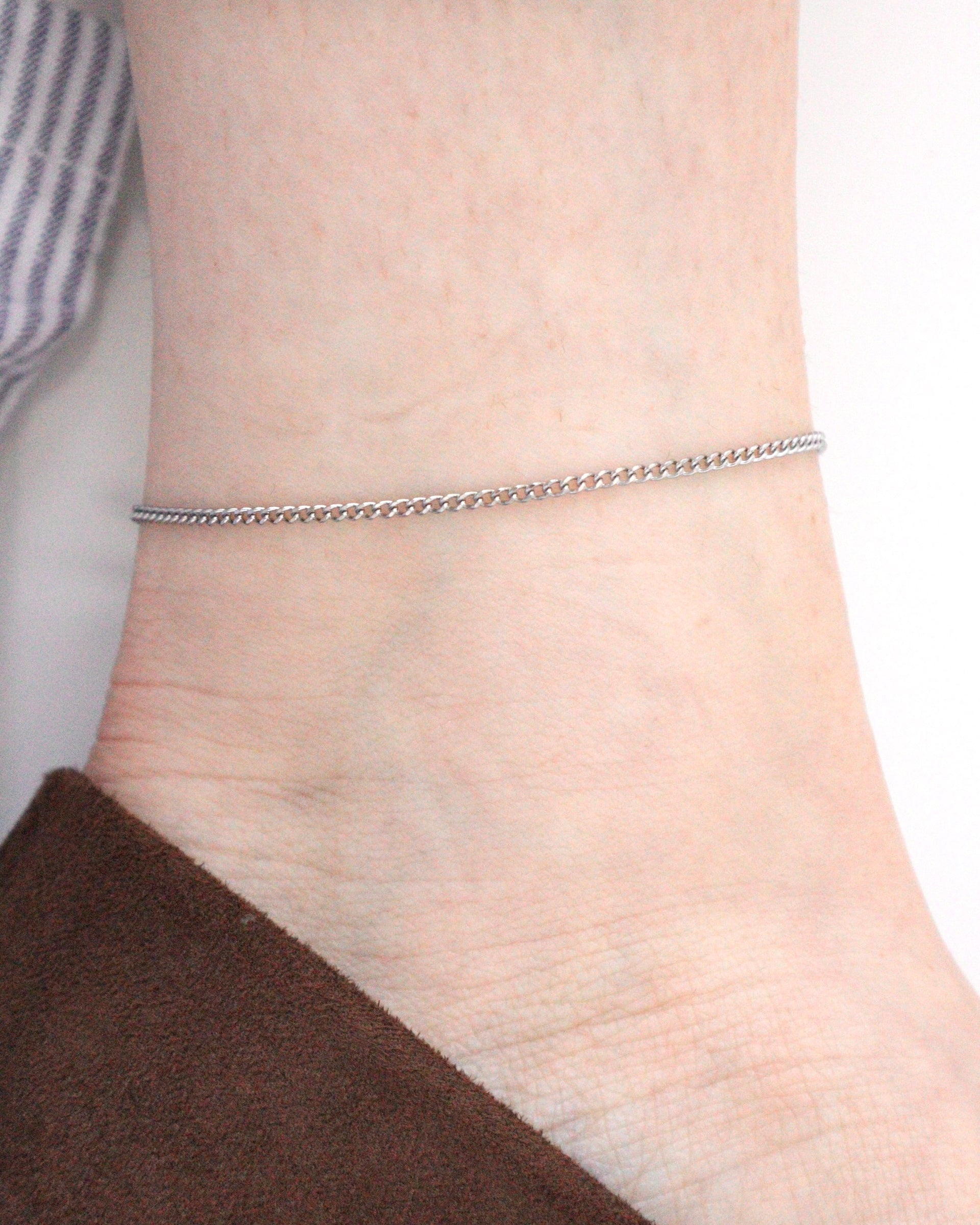 Anklet Discrète Argent