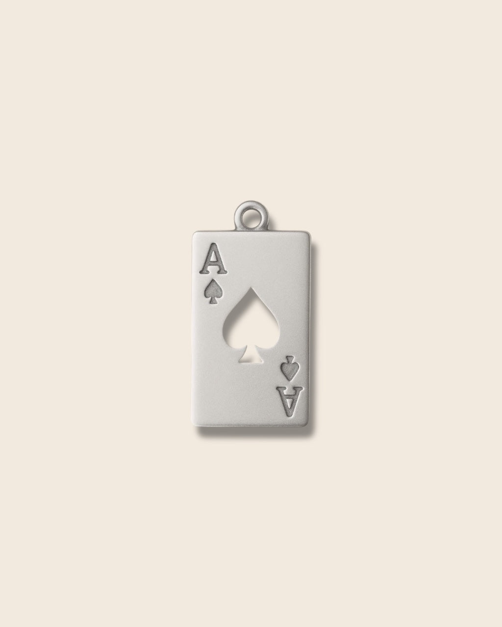 Card silver charm