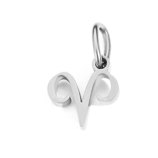Astrology silver charm