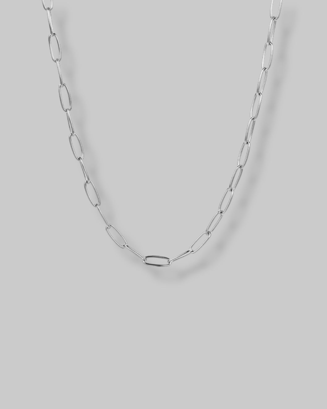 Chaîne unie argent