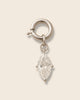 Diamond silver charm