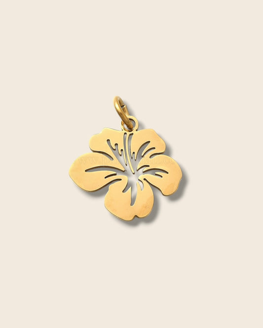 Tropical flower charm