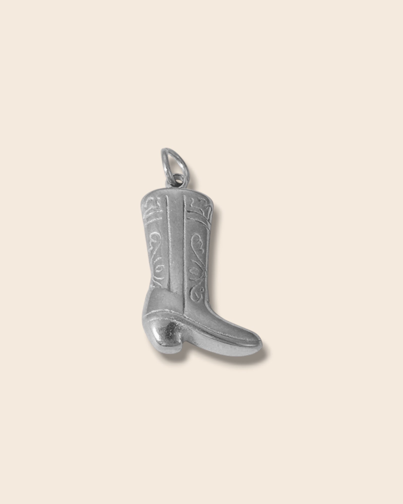 Vintage boot charm (silver)