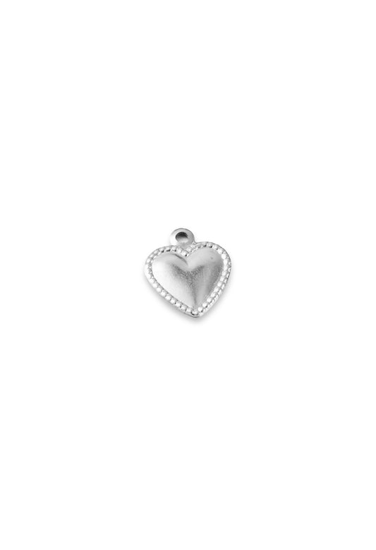 Heart silver charm