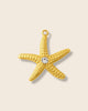 Diamond starfish charm