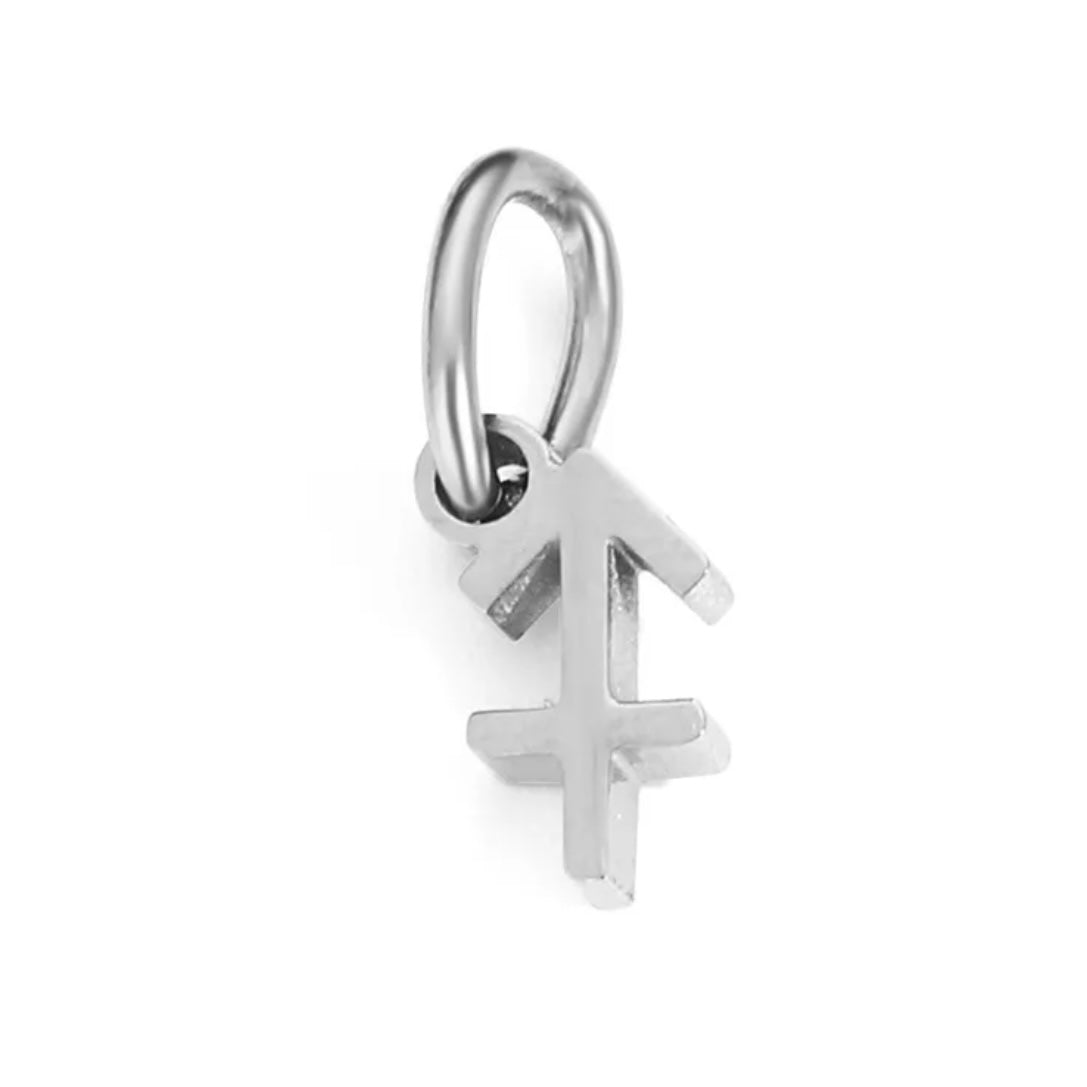 Astrology silver charm