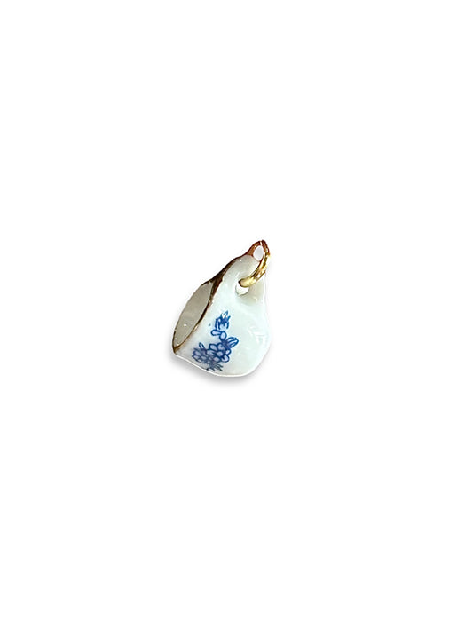 Blue teacup charm