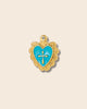 Blue heart charm