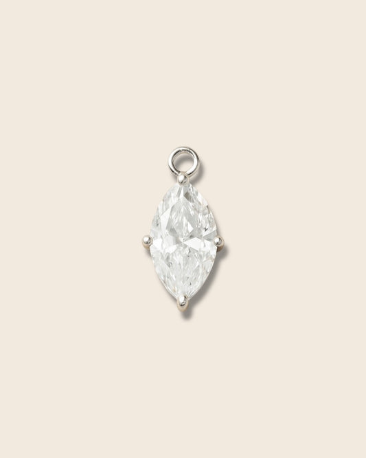 Diamond Silver charm