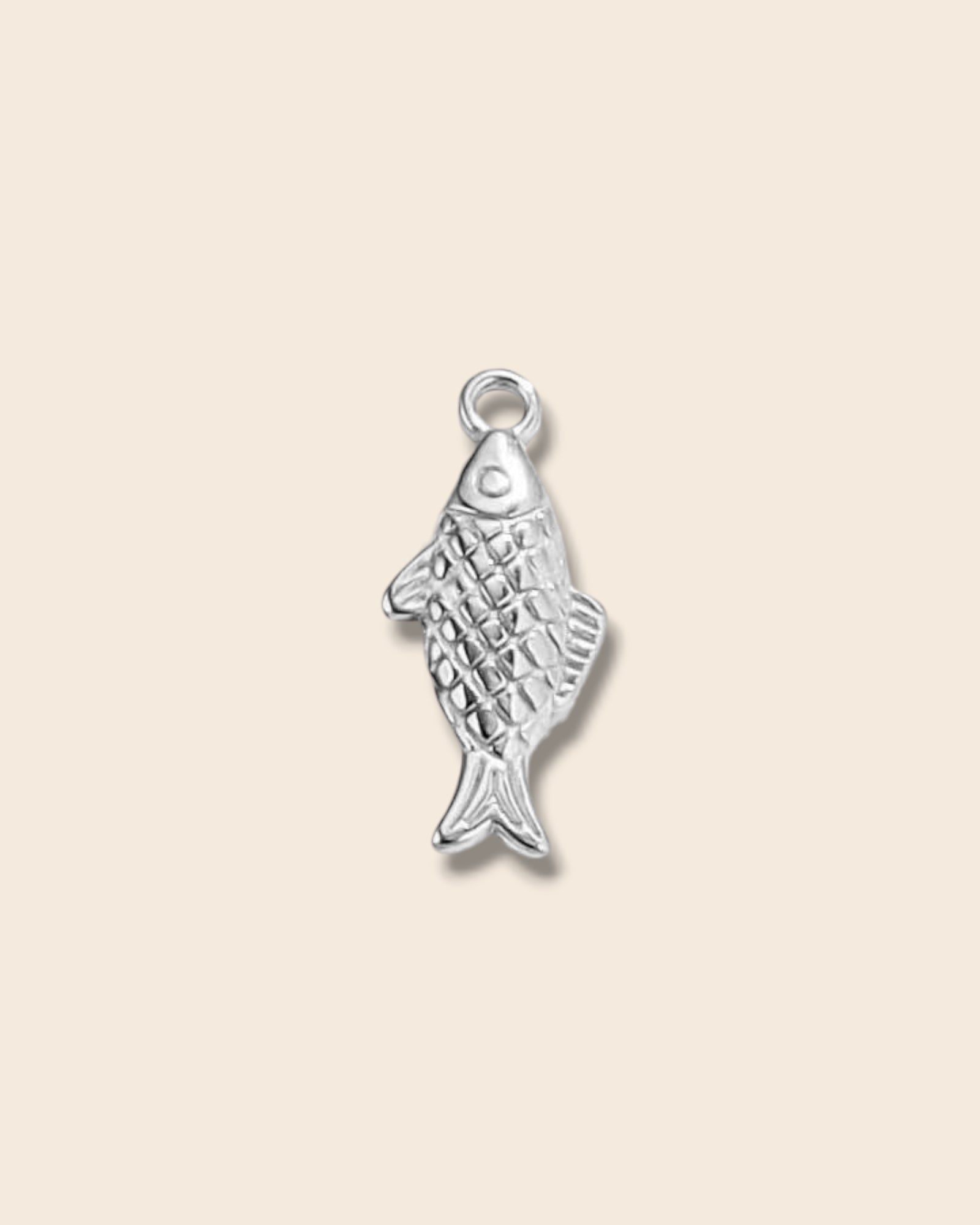Fish charm (silver)