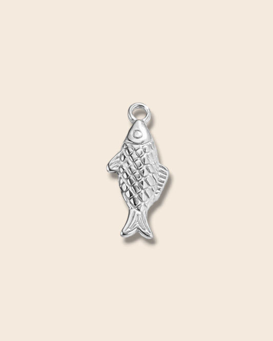 Fish charm (silver)
