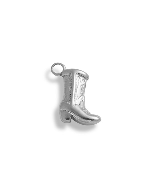 Boot silver charm