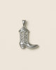 Boot silver charm