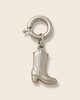 Boot silver charm