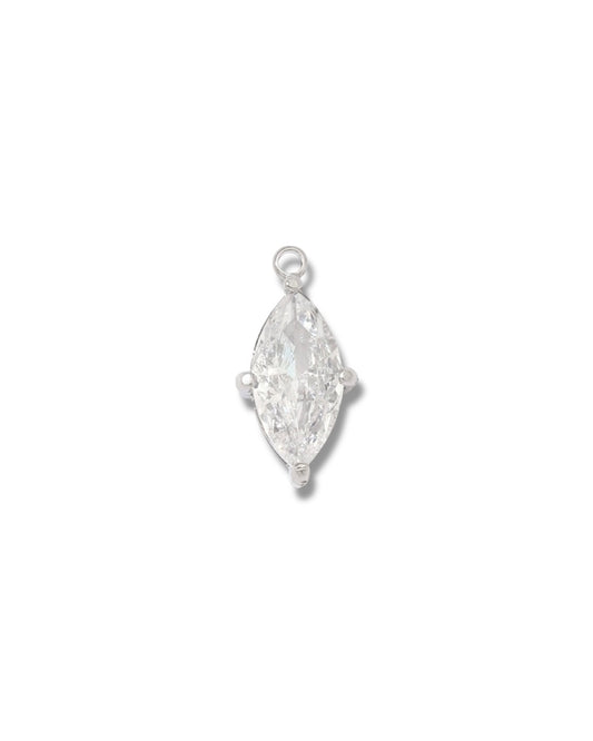 Diamond Silver charm