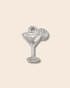 Lemon martini silver charm