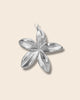 Tropical flower charm (silver)
