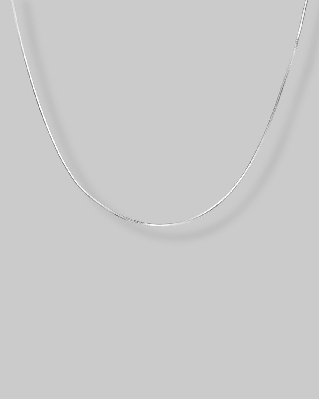 Simple silver chain