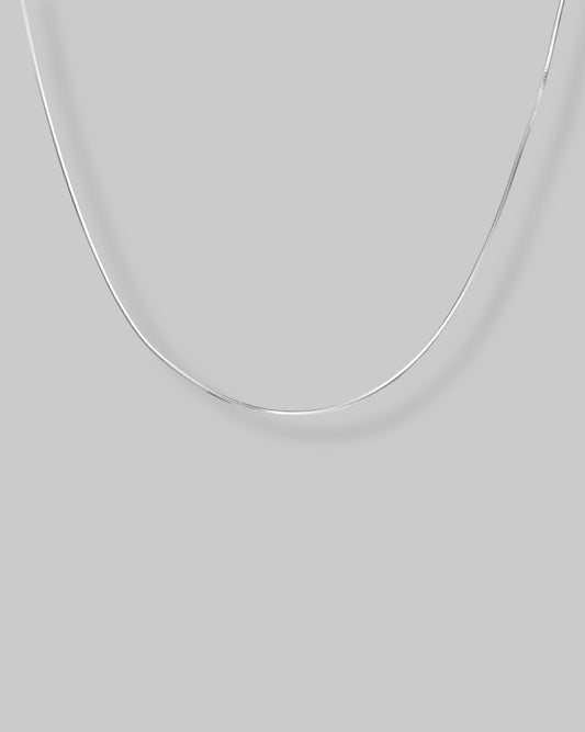 Chaîne simple argentée