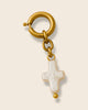 Cross pearl charm