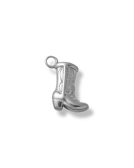 Boot silver charm