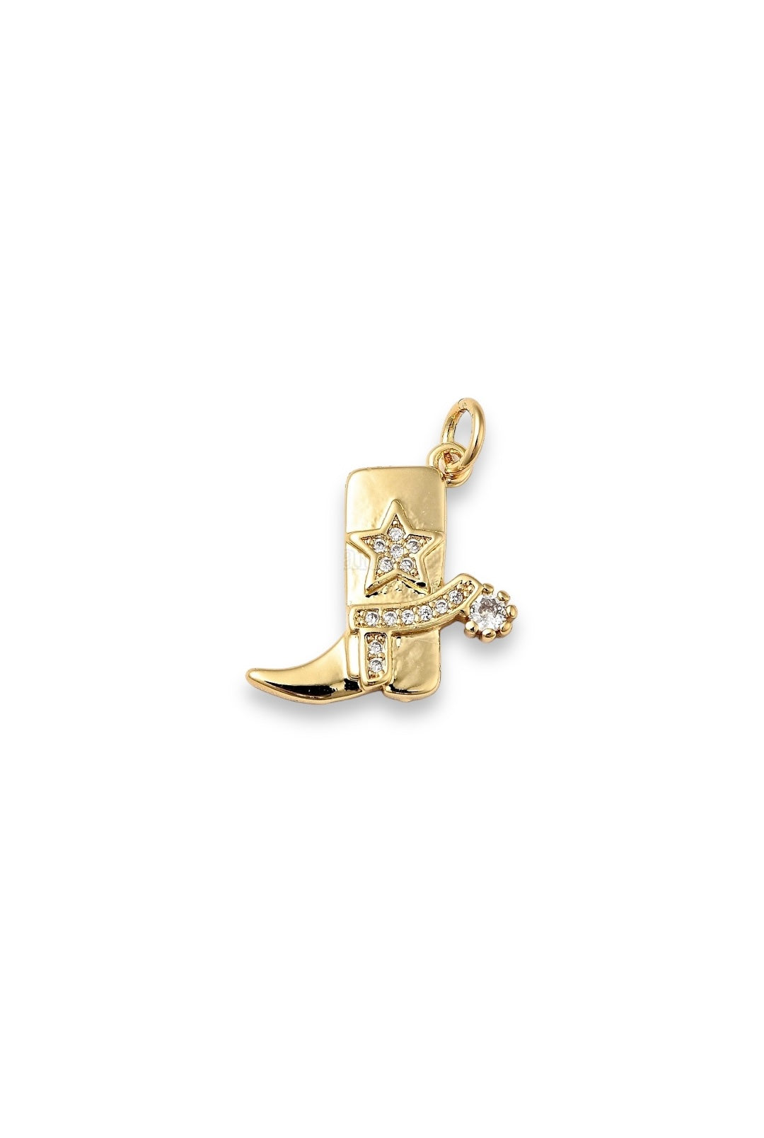 Diamond boot charm