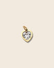 Diamond heart charm