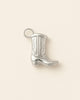 Boot silver charm