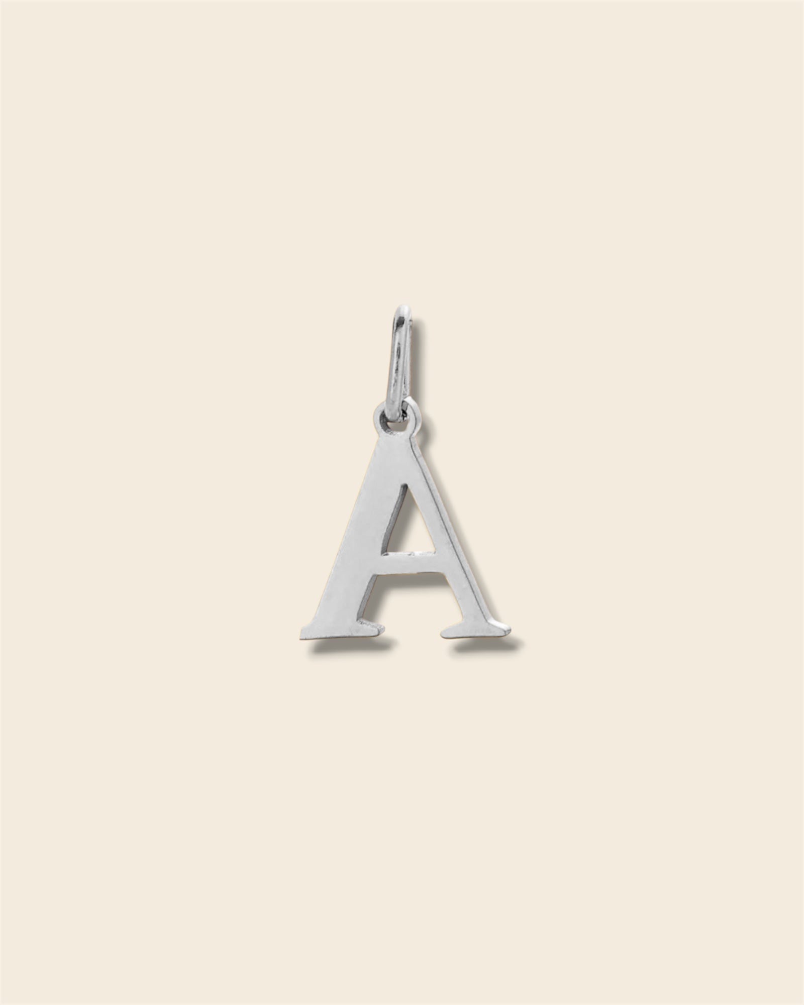 Letter charm (silver)