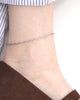 Anklet Mini Paperclip Argent