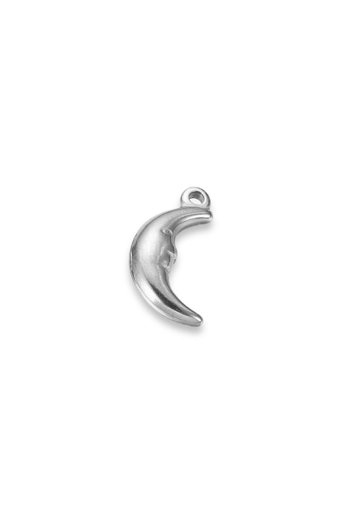 Moon silver charm