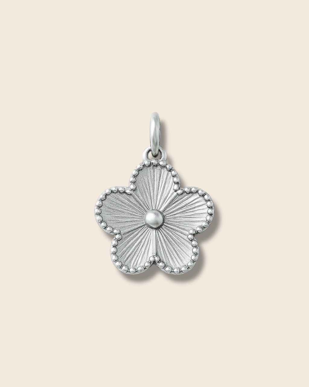 Clover silver charm