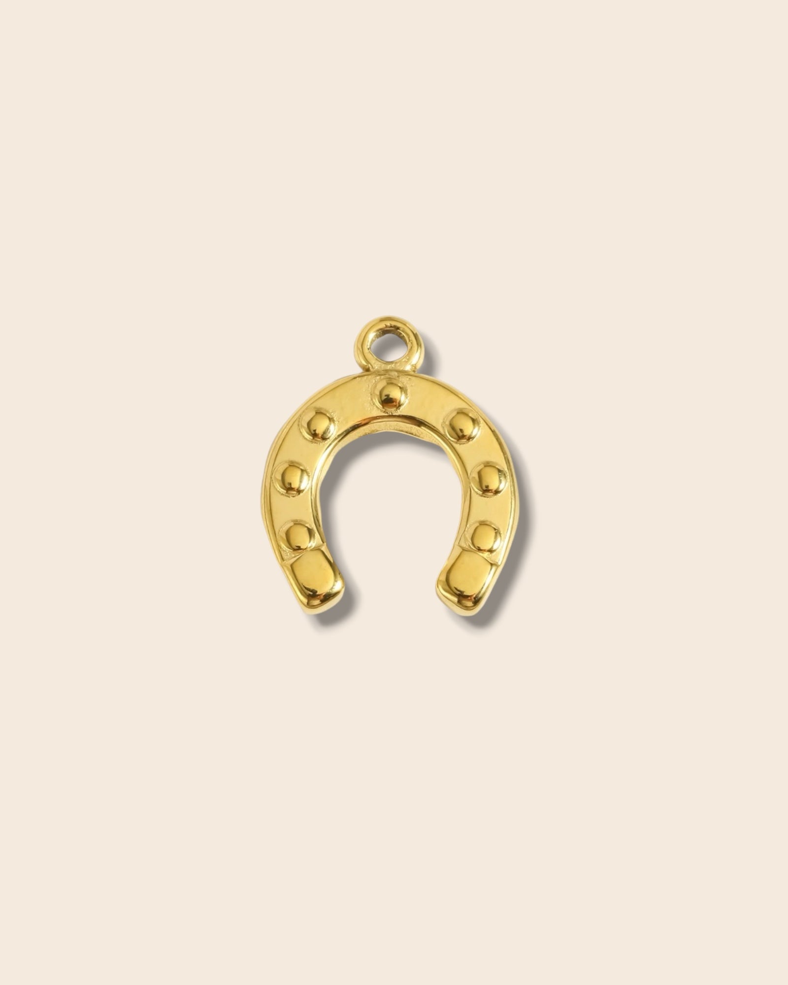 Chunky horseshoe charm