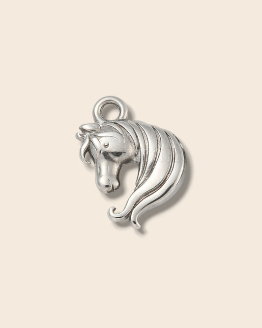 Horse charm (silver)