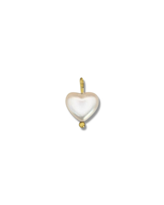 White heart charm