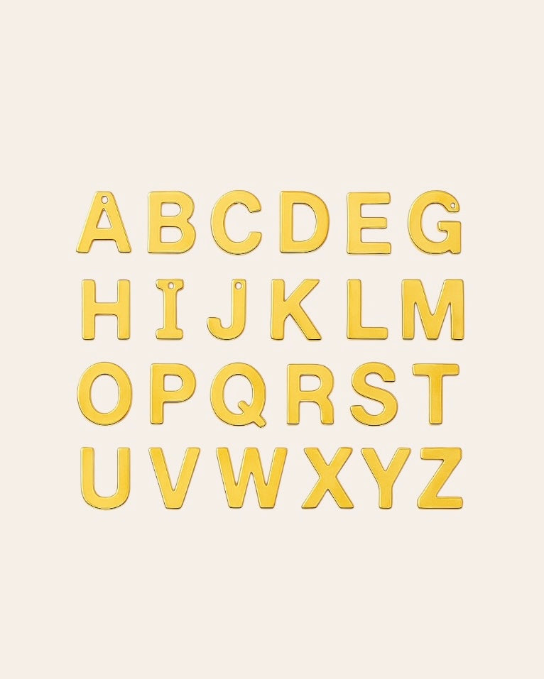 Letter charm