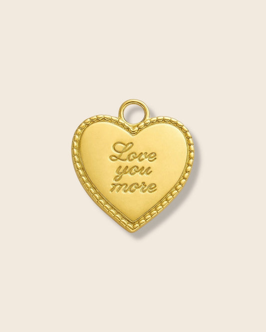 Love you more charm
