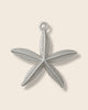 Starfish silver charm (large)