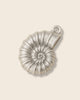 Seashell silver charm