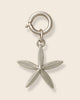 Starfish silver charm (large)