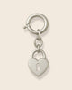 Locked heart charm