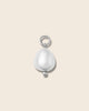 Pearl charm (silver)