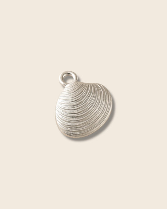 Shell silver charm
