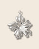 Flower silver charm