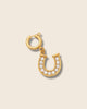 Diamond horseshoe charm