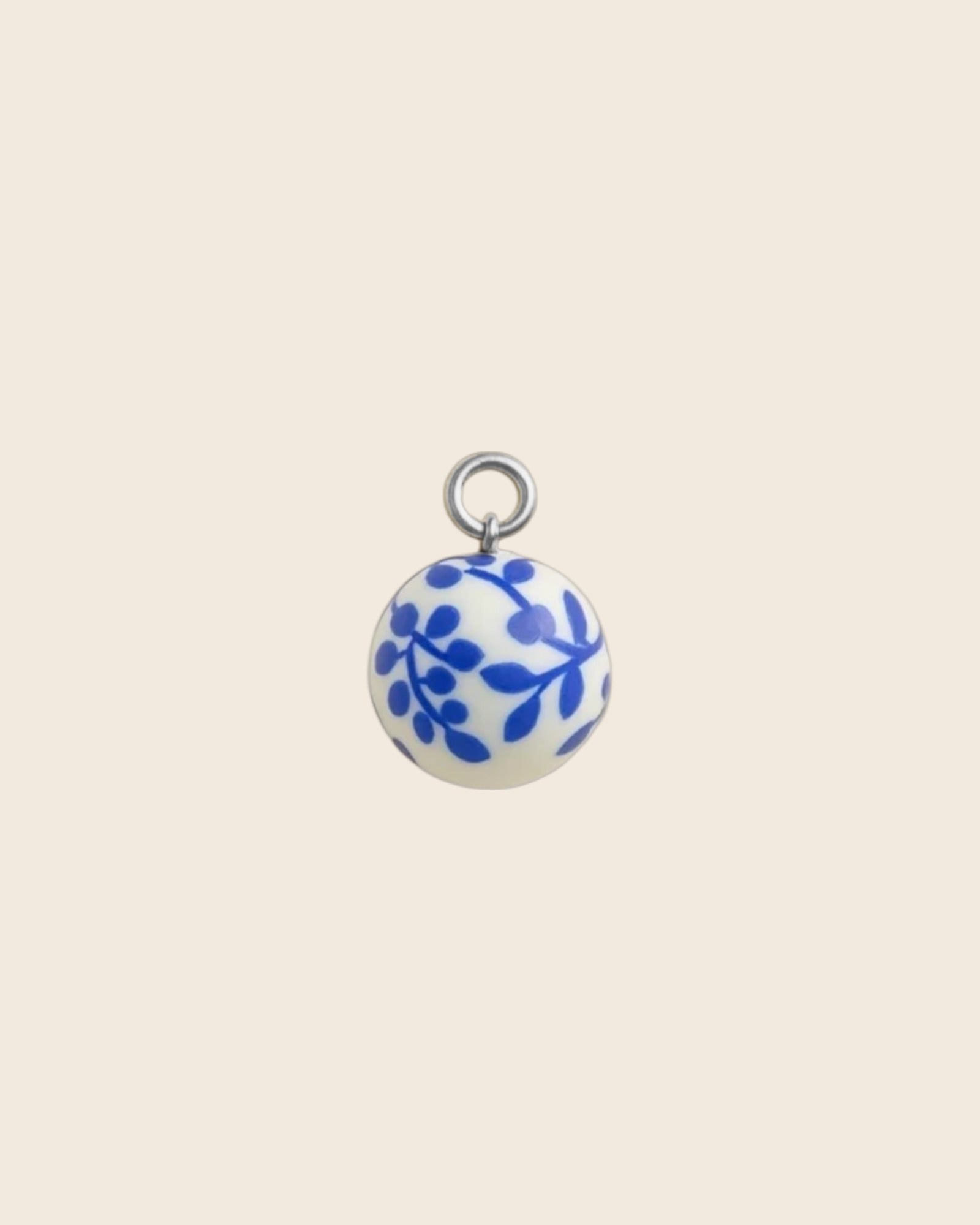 Porcelaine mini charm (silver)